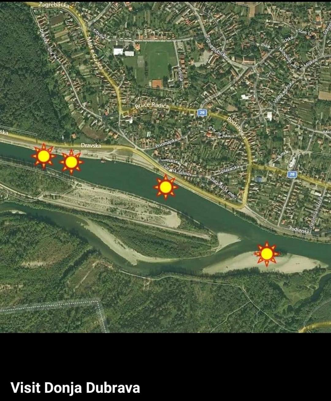 Appartement Drava 1 Donja Dubrava Exteriör bild